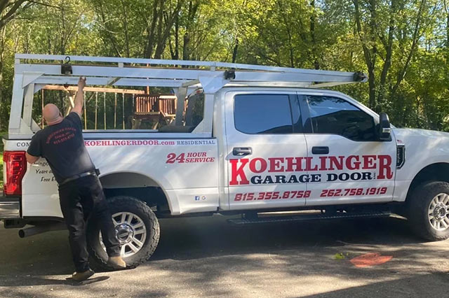 garage doors on a house