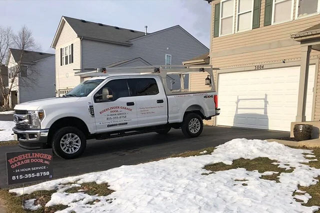 a high-end garage door on a house