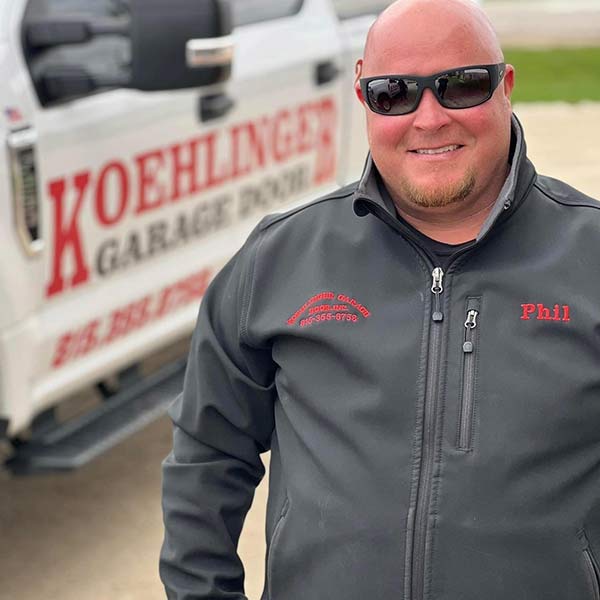 Phil Koehlinger, owner of Koehlinger Garage Door